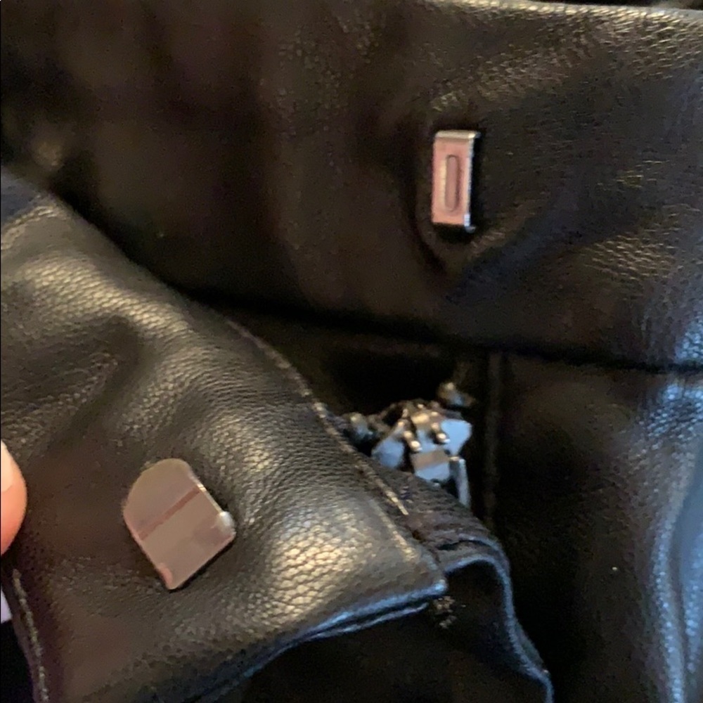 Topshop Womens Vegan Leather Pants 8 Highrise - Picture 6 of 6